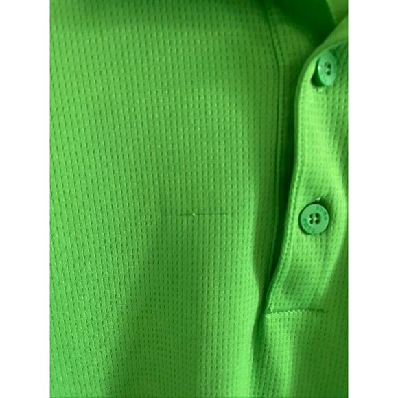 PUMA Polo Neon Green Golf Sports Lifestyle Short Sleeve Mens Large - Picture 4 of 9
